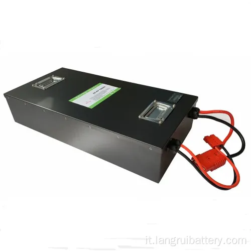 24v 100ah lifepo4 batteria solare, ricaricabile